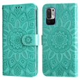 thumbnail image 4 of Funda tipo cartera GANGXUN para Xiaomi Poco M3 Pro 5G , diseño girasol, cuero PU, soporte, cierre magnético, tarjetero, 4 of 5