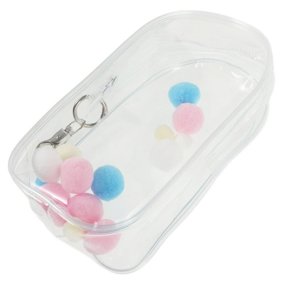 TEHAUX Multifunctional Clear Toy Storage Bag Set for Collectors, Transparent Travel Organizer and Storage Solution