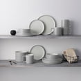 thumbnail image 2 of Noritake ColorTex Stone Grey 16-Piece Dinnerware Set, 2 of 7