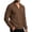 Brown, variant on yillto Mens Sweaters V Neck Knit Long Sleeve Tops Fall Winter Warm Pullover Sweater Clothes Tops