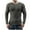 Army Green, variant on Men's Knit Pullover Sweater Stretchy Long Sleeve Crew Neck Shirts Slim Fit Winter Undershirts