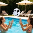 thumbnail image 4 of Paquete de 3 Pelotas de Playa Inflables, Juguetes de Piscina de PVC de 20 cm para Niños y Adultos, Globos de Juego de Verano al Aire Libre Duraderos con Agujeros para Colgar, 4 of 6