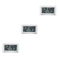 thumbnail image 1 of Moyic mini coche reloj soporte autoadhesivo vehículo electrónico reloj digital blanco Type1, 1 of 1