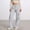 Grey, variant on Cargo Pants for Women High Waisted Straight Wide Leg Pants Elastic Waistband Drawstring Women Pants Casual Baggy Workout Pants for Women