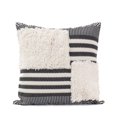 thumbnail image 5 of Nvzi funda de almohada con flecos con mechones geométricos Comienza la noche de tus sueños con esta funda de almohada cómoda y transpirable de 17,72 x 17,72 pulgadas (estilo B), 5 of 5
