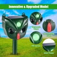 thumbnail image 5 of G·PEH Ultrasonic Animal Repeller Outdoor Waterproof Solar Animal Deterrent with Motion Sensor and Flashing Lights, Farm Garden Yard Repellent for Rodent Squirrel Dog(2Pack), 5 of 7