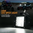 thumbnail image 2 of Xprite Sunrise Series 3" LED Spot Light with Amber Backlight - Set of 2 with Wiring Harness, 2 of 7