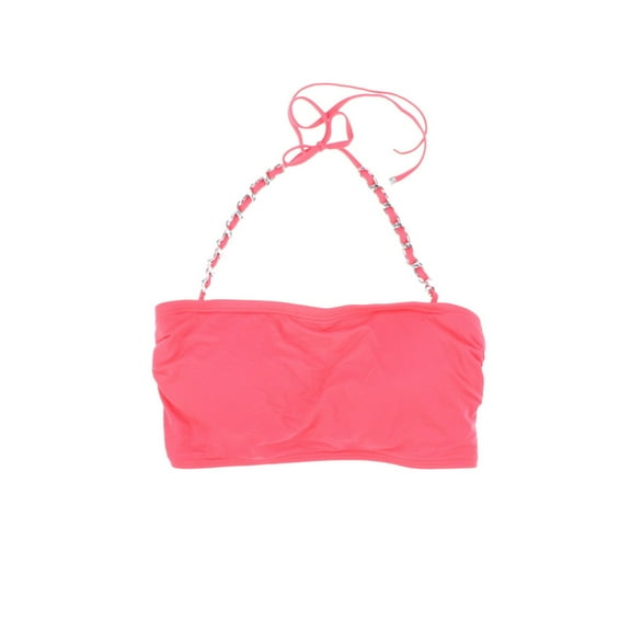 Michael Kors Womens Chain-Trim Halter Long Red S