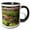 Black/White, variant on 3drose, Garden, Sequim, Washington, Usa - Us48 Jme0568 - John and Lisa Merrill, 11oz Two-tone Red Mug