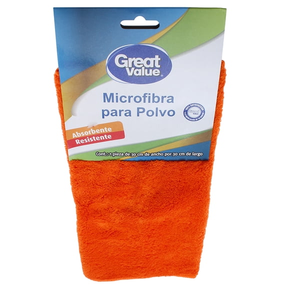 Microfibra Great Value para polvo 1 pza