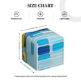 thumbnail image 4 of Tissue French Bulldog Dog in a Bathtub Box Cover Holder, Square by Xecao - Leather Decorative Organizer for Tabletop, Bathroom, Car, Office, 4 of 8