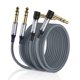 thumbnail image 1 of Cable de audio AkoAda, 6,35 mm, TRS, conector macho de 15 pies, estéreo balanceado, 1 of 6