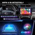 thumbnail image 4 of Radio de coche estéreo Rojokis 10 Android 13 Toyota Camry 2012-2014, 4 of 6