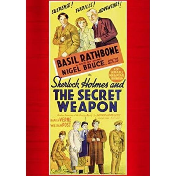 Sherlock Holmes And The Secret Weapon (DVD), Reel Media, Mystery & Suspense