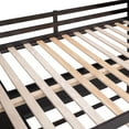 thumbnail image 5 of MODERNLUXE Full Size Loft Bed with L-Shaped Desk,Solid Wood Full Bed Frame with 6 Drawers,2 Storage Shelves,Safety Guard and Ladder,Space-Saving Bed Frame for Small Bedroom,No Noise,Espresso, 5 of 7