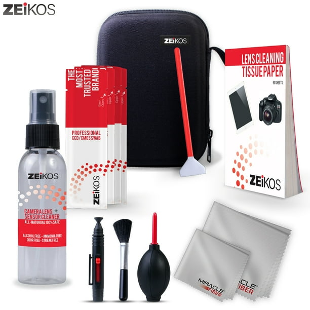 Zeikos Professional Camera Cleaning Kit, Includes Air Blower, Lens