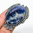 thumbnail image 2 of Natural Sodalite Gemstone Handmade 925 Sterling Silver Gift Ring Size 7, 2 of 2