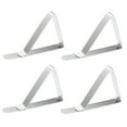 thumbnail image 5 of LABRIMP 10Pcs Tablecloth Holders Clips Stainless Steel Triangle for Table Cover Hold Down in Home and Events, 5 of 8