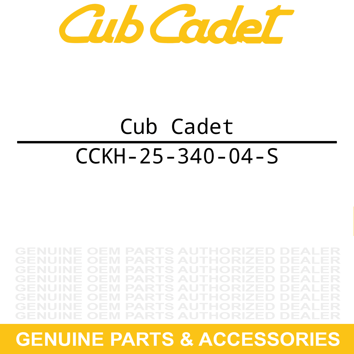 Cub Cadet 725-13425 Ignition Key Switch Module Z-Force XT1 XT2 XT3 Lawn Tractors