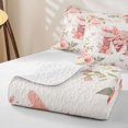 thumbnail image 4 of Erosebridal Kawaii Elf Twin Quilt Set for Girls, Flower Monogrammed M Twin Coverlet Set, 2-Piece 1 Quilt and 1 Pillowcase, 4 of 7