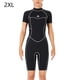 thumbnail image 2 of Trajes de baño para mujer Sueño de manga corta Ultrathin Traje de neopreno de secado rápido Traje de baño para hombre caliente para bucear surfing mujer natación / negro xxl sidaley OD019361-06, 2 of 7