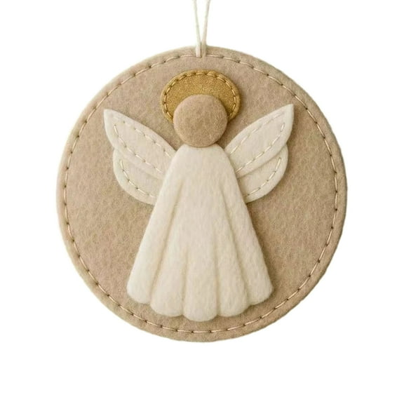 Nativity Scene Felted Craft Supplies With Instructions Handmade Embroidery Craft Set for Christmas Tree Decoration