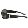 thumbnail image 3 of "The Contender" Polarized Full Frame Sport Wrap Bifocal Sunglasses for Men and Women - Smoke - 3.00, 3 of 5