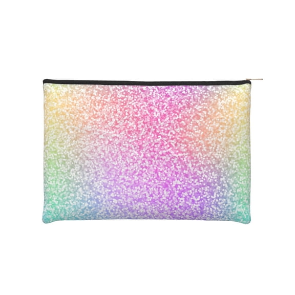 Vsdgher Colorful Glitters DuPont paper portable toiletry bag for Women&Men Camping Outdoor Tent Home Office,Hanging Hook, Water-resistant Makeup Cosmetic Bag