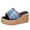 Mint Green, variant on Clearence Women’s Thick Platform Wedge Heel Fish Mouth Flip Flops Summer Sandals, Non-Slip Casual Beach Slippers with Cushioned Sole & Adjustable Ankle Strap