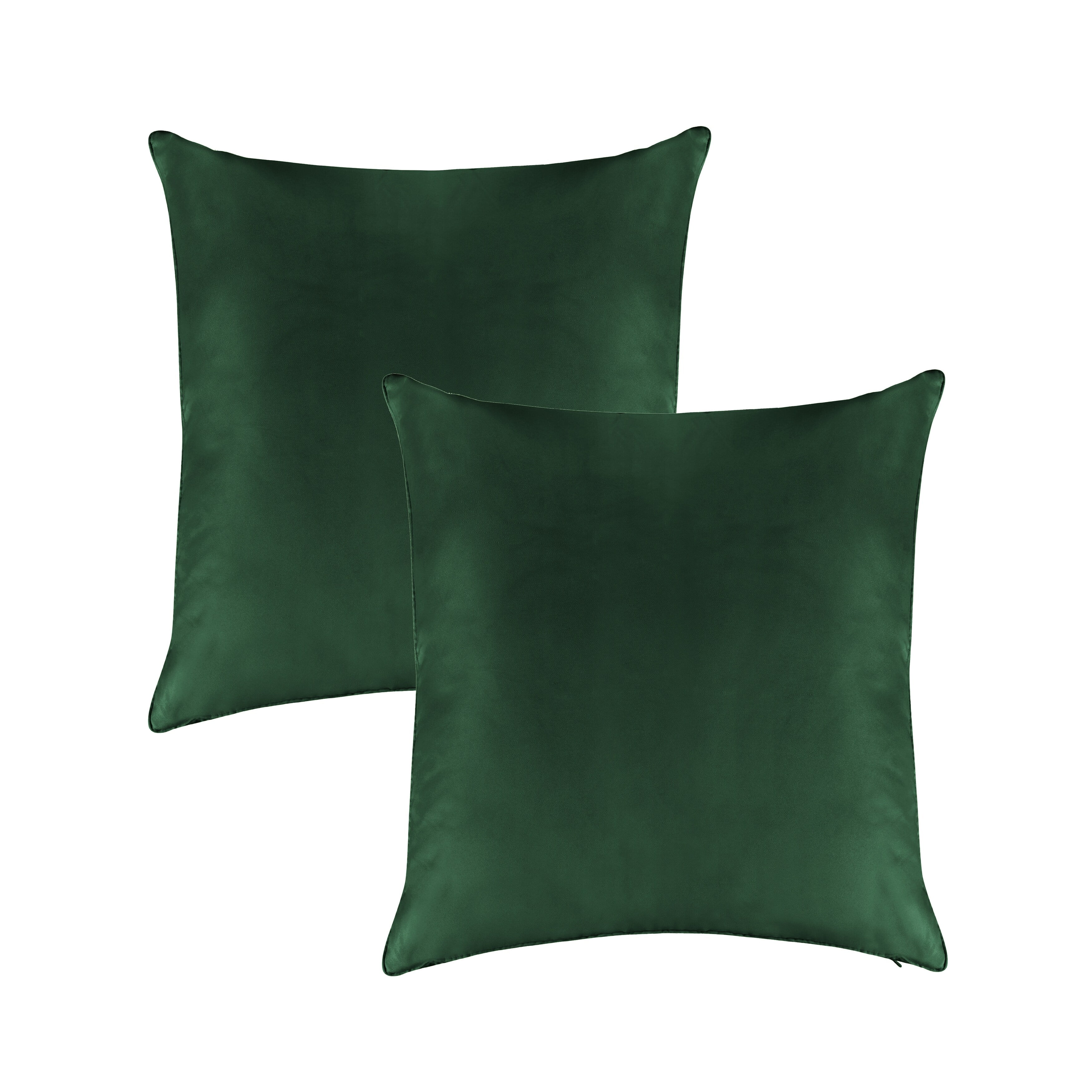 A1HC Outdoor Waterproof Pillow Covers 18x18 Inch, Pack of 2, Timber Green – Luxurious Decorative Throw Pillow Covers for Garden, Sofa & Chairs