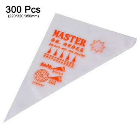 

Disposable Piping Bags 12 Inch - 50/100/200/300 PCS Heavy Duty Anti Pastry Bags With Bump Non-slip Design For Icing and Frosting and Cookies Decoration Bags