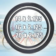2 Pack  Bike Tire 14x2.125 16x2.125 20x2.125 Folding Tire for  Bikes Compatible Fits Most  Bikes