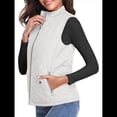 thumbnail image 3 of Chaleco Acolchado con Cuello Alto, Cremallera y Bolsillos para Mujer L, 3 of 10
