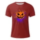 thumbnail image 4 of Blusas y camisas de manga corta y cuello redondo para hombre. Blusas/camisetas de manga corta con cuello redondo y estampado de Halloween para hombre. Blusa para hombre., 4 of 4