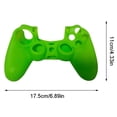 thumbnail image 4 of PS4 Controller Skin Grip Cover Case Set Protector de silicona suave Gel Goma Shell Antideslizante Thumb Stick Caps para Playstation 4 Controller Gaming Gamepad Xemadio 2033315-6, 4 of 9