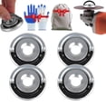thumbnail image 1 of Angle Grinding Tool Flange Nut, M14 Thread Angle Grinder Flange Nut, Quick Clamping Replacement Part, Perfect Compatibility, Durable Construction, for Replacement & Fixing Cutting Disc (4PCS), 1 of 7