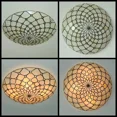 thumbnail image 4 of More Change Tiffany Style Ceiling Chandelier Light Flush Mount Lamp Fixtures Stained Glass Decor, 4 of 16