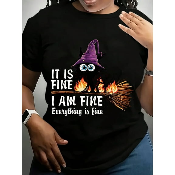 It's Fine I'm Fine Everything Is Fine Shirt, Sarcasm T-Shirt, Everything Is Fine, Funny Tee, Funny Gift