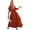 Red, variant on Kukuzhu Women Beach Cover Up Waist Boho Rope Dress Bikini Swimsuit Slubbed Button Pockets Holiday Sun Proof Tunic Gown