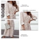thumbnail image 4 of Vestido de manga larga con botones,Vestido de manga larga floral para mujer Vestido largo de moda Vestido con estampado floral Estética elegante, 4 of 5