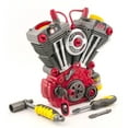 thumbnail image 1 of Lanard Tuff Tools: Engine Overhaul - 25 pc Playset, Lights & Sounds, Motorcycle Engine Building Set, Realistic Mechanic Toy, Kids Ages 3+, 1 of 5