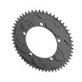 thumbnail image 2 of Plato De Bicicleta, Plato único De Aluminio De Corte Fino BCD De 130 Mm Para Ciclismo BMX ANGGREK Negro, 2 of 8