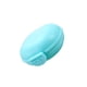 thumbnail image 5 of Wosthever Caja de jabón de viaje a prueba de agua, soporte para baño, con tapa, Color caramelo de plástico para ducha, accesorio de Azul 2piezas, 5 of 6