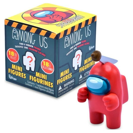 Just Toys Among Us 2 Inch Tall Mini Figures, Blind Box Assorted, Styles May Vary, for Kids Ages 3 