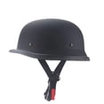 thumbnail image 1 of Motorcycle Half Casco para adultos de cara abierta cómoda diseño retro de casco de ciclismo de estilo alemán para helicóptero de scooter de crucero, 1 of 8