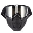 thumbnail image 2 of Skull Goggles  PC Sponge Detachable Adjustable Motorcycle Protective  For Off Road Riding Hiking, 2 of 8