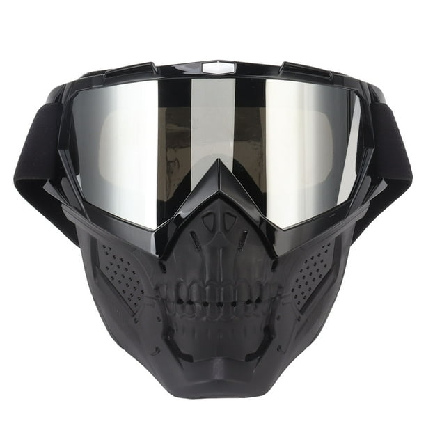 Máscara de gafas de montar con calavera, máscara de gafas de calavera, máscara de gafas de motocicleta para PC, máscara de Gooles de calavera todoterreno, durabilidad probada en el tiempo Jadeshay A