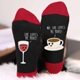 thumbnail image 2 of Fashion Compression Socks for Women Winter Cotton Socks For Men And Women Mid Tube Socks Ins Fashion Colored Breathable Socks, 2 of 4