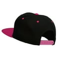 thumbnail image 3 of Genius Embroidered Two Toned Snapback Cap - Black Pink OSFM, 3 of 5