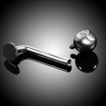 thumbnail image 3 of 1 Pce Bague Barre Verticale en Acier Inoxydable Mode Piercing Corporel Bijou Cadeau, 3 of 8